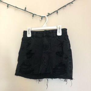 Distressed Short Hollister Skirt